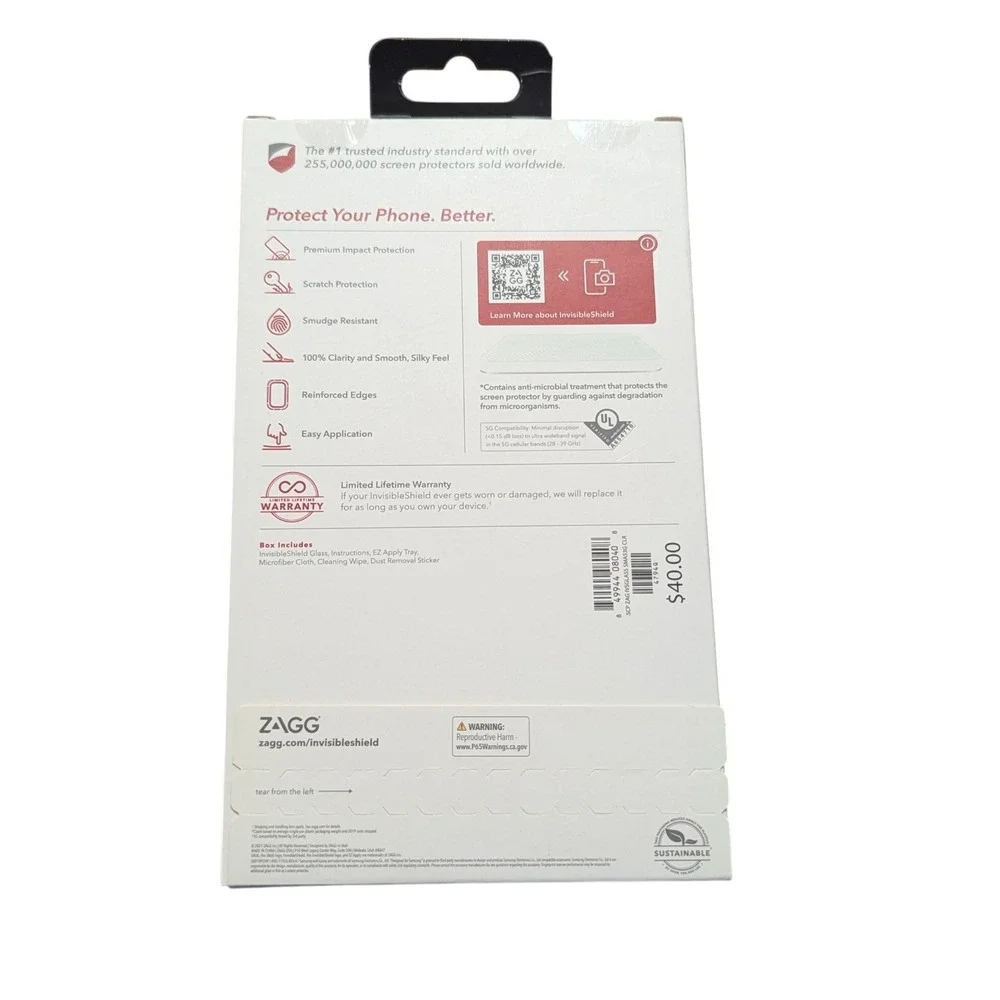 Z5N ZAGG Invisible Shield Glass‎ Screen Protector for Samsung Galaxy A53 5G